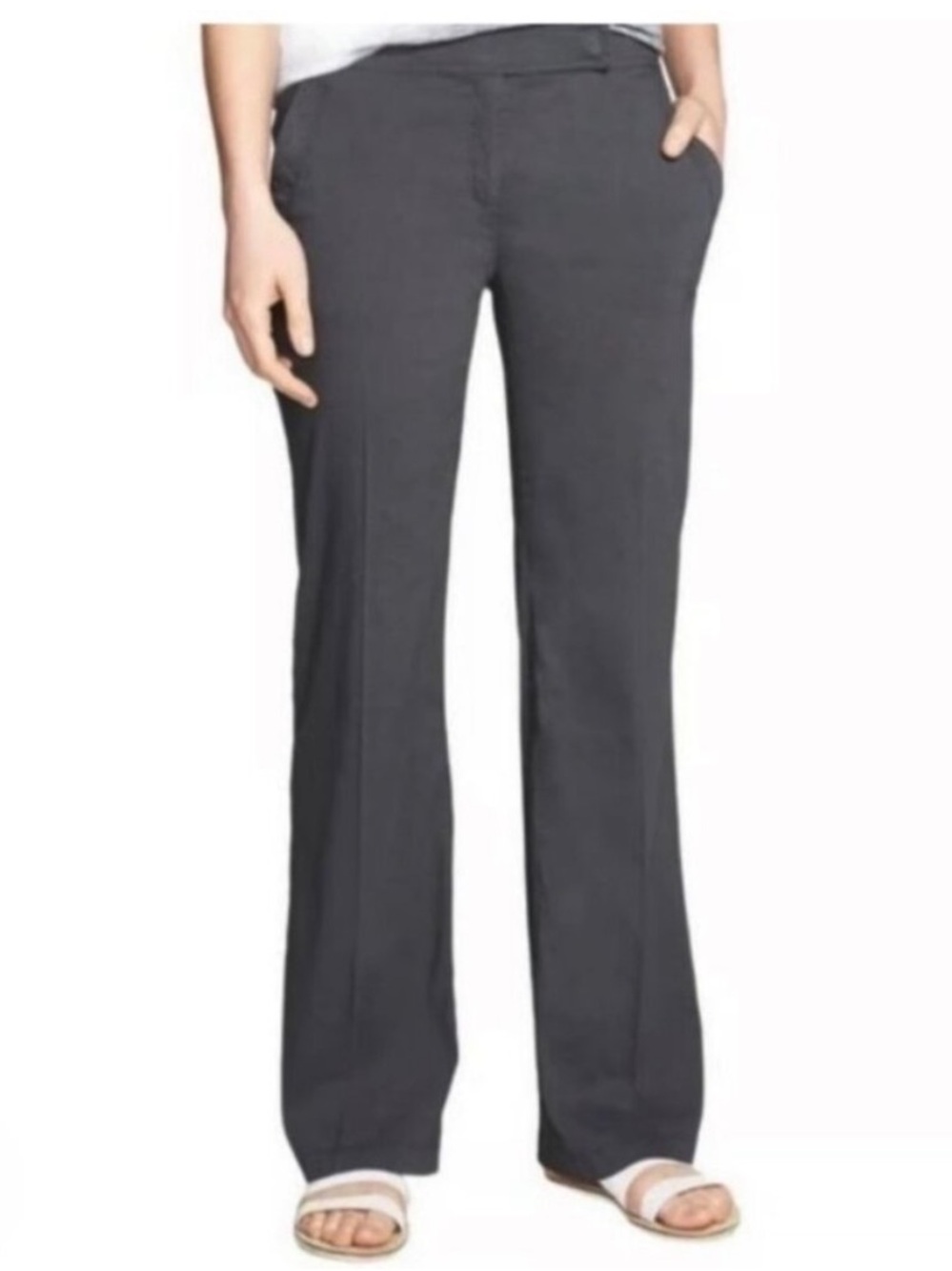 Eileen Fisher Straight Leg Trouser Pants Office Plus Size Business Casual 16‎